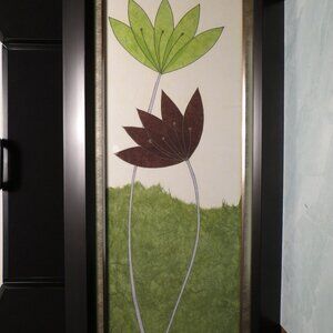 Alan Buckle Chocolate Lotus Flower And Green Lotus Flower Print